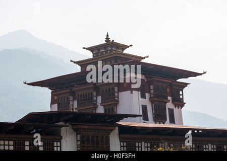 Punakha Dzong dans l'Ouest Bhoutan Banque D'Images