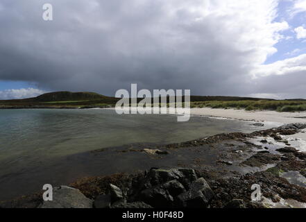 Plage de la reine (bagh na doirlinne) île de Gigha Ecosse 30 septembre 2016 Banque D'Images