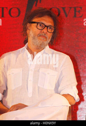 Réalisateur Rakeysh Omprakash Mehra Bollywood durant la musique Lancement du film Mirzya à Mumbai, Inde, le 13 septembre 2016. Banque D'Images