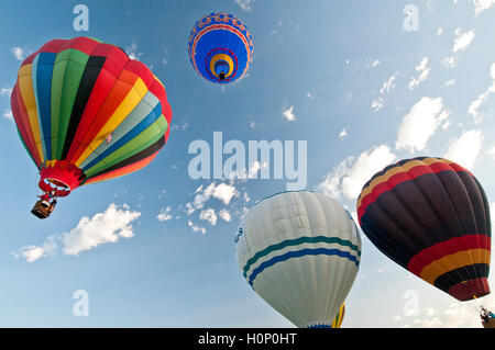 Hot air balloons Ann Morrison Park dans 'l'esprit de Boise Balloon Classic' en Septembre 2016 Banque D'Images