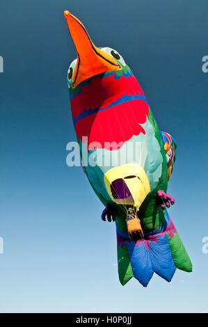 En forme de Colibri hot air balloon à 'l'esprit de Boise Balloon Classic 2016" à Boise IDAHO, Septembre 2016 Banque D'Images