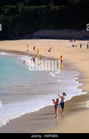 Photos de la plage de Porthminster Banque D'Images