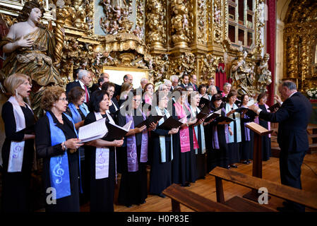 Chant chorale de l'église Banque D'Images