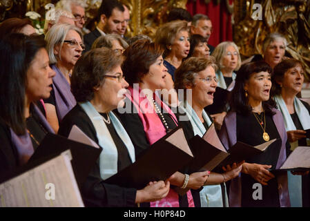 Chant choral Banque D'Images
