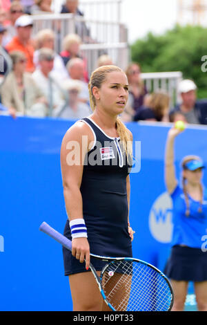 Eastbourne, Royaume-Uni. 23 juin, Eastbourne, Angleterre. Domenika propose Cibulkova (SVK) Banque D'Images