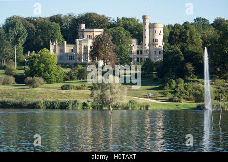 Allemagne, Brandenburg, Potsdam, Schloss Babelsberg Banque D'Images