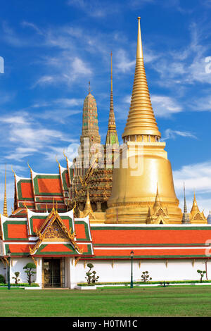 Wat Phra Kaeo Bangkok , temple Banque D'Images