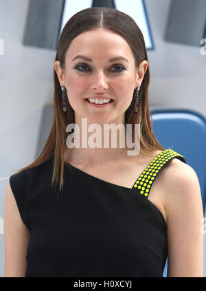 12 juillet 2016 - Lydia Wilson assistant à 'Star Trek au-delà' UK Premiere à l'Empire, de Leicester Square à Londres, au Royaume-Uni. Banque D'Images