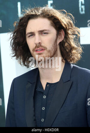 5 juillet 2016 - Hozier assister à 'La Légende de Tarzan' première Européenne à Odéon, Leicester Square à Londres, au Royaume-Uni. Banque D'Images