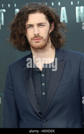 5 juillet 2016 - Hozier assister à 'La Légende de Tarzan' première Européenne à Odéon, Leicester Square à Londres, au Royaume-Uni. Banque D'Images