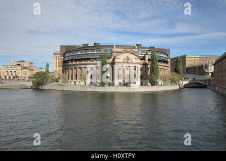 Le bâtiment du parlement à Stockholm en Suède Banque D'Images