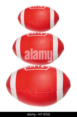 Ballons de Rugby de jouet Banque D'Images