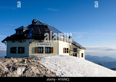 Matra maison sur le haut de l'Hochkönig, Haut Roi, 2941m, Alpes de Berchtesgaden, Salzbourg, Autriche Banque D'Images