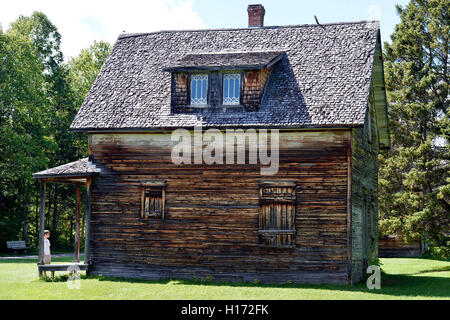 Village fantôme de Val-Jalbert, Canada Banque D'Images