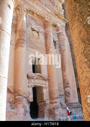 Tombes de Petra, Jordanie Banque D'Images