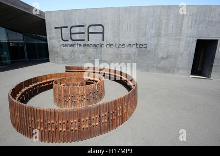 Tenerife Espacio de las Artes, thé, l'espace des arts, Tenerife art museum, l'île de Santa Cruz, Tenerife, Canaries, Espagne Banque D'Images