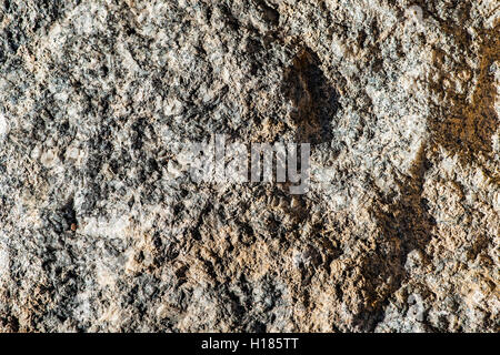 Texture granit ensoleillée contaminés par du sable. Rock pierre ou le motif ou l'arrière-plan. Banque D'Images