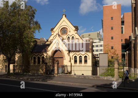 Le site du premier carillon électrique dans toute église catholique en Australie Darlinghurst Sydney Australie Banque D'Images