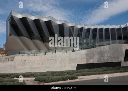 Un plaisir architectural la John Curtin School of Medical Research Canberra Australie Banque D'Images