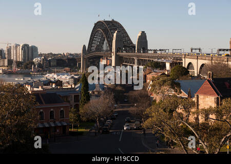 Sydney Harbour Bridge de Sydney Observatory Hill Australie Banque D'Images