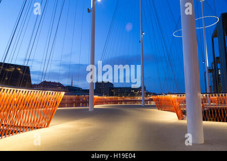 Cercle Bridge moderne à Copenhague Banque D'Images