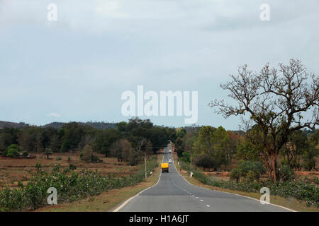 Chattisgarh State Highway, l'Inde, Banque D'Images