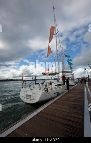 Southampton, UK. 22 Sep, 2016. Vue sur la Marina à la Southampton Boat Show 2016 Credit : Keith Larby/Alamy Live News Banque D'Images