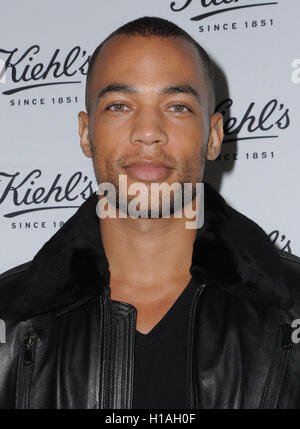 Santa Monica, CA, USA. 22 Sep, 2016. 22 septembre 2016 - Santa Monica, Californie. Kendrick Sampson. Kiehl's depuis 1851 célèbre Liferide Fonds pour la recherche sur le cancer des ovaires Alliance a tenu à Kiehl's Santa Monica. Crédit photo : Birdie Thompson/AdMedia Crédit : Birdie Thompson/AdMedia/ZUMA/Alamy Fil Live News Banque D'Images