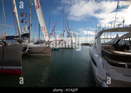 Southampton, UK,22 Septembre 2016,une vue sur la Marina à la Southampton Boat Show 201 Crédit : Keith Larby/Alamy Live News Banque D'Images