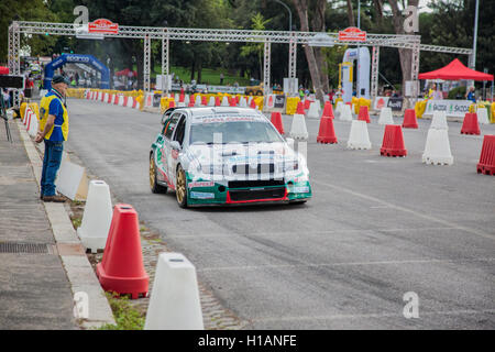 4e rally la ville de Roma capitale, Championnat Italien des rallyes, 23-24-25 Septembre 2016 Banque D'Images