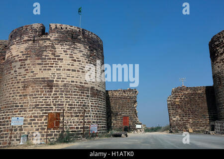 Entrée privée, lakhpat fort, kutch, Gujarat, Inde Banque D'Images