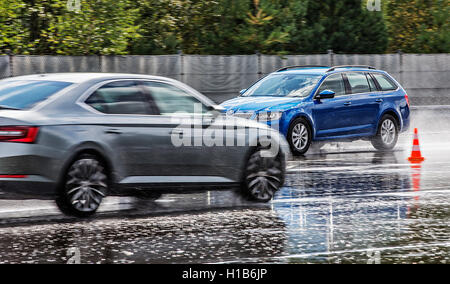 Skoda Superb III, Skoda Octavia Combi III Banque D'Images