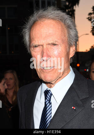 CLINT EASTWOOD acteur et réalisateur du film américain en septembre 2016. Photo Jeffrey Mayer Banque D'Images