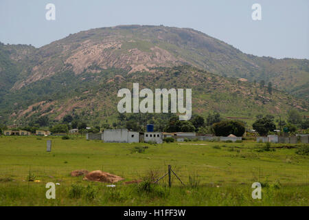 Zone rurale, Royaume du Swaziland Banque D'Images
