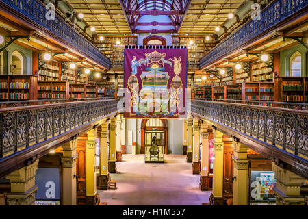 L'intérieur de l'historique Bibliothèque Mortlock, dans la bibliothèque de l'état de l'Australie du Sud, Adélaïde. Banque D'Images