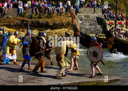 Festival Viking Holyhead, Bull Bay Anglesey Banque D'Images