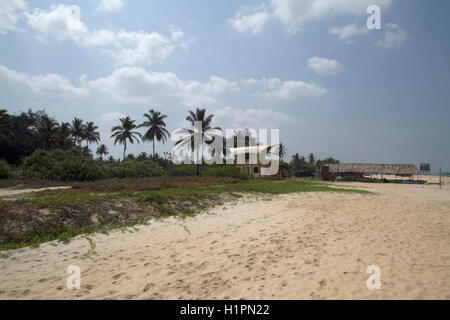 Arossim Beach, South Goa, Inde. plage idyllique entre Beijing et l'aéroport de Dabolim Banque D'Images