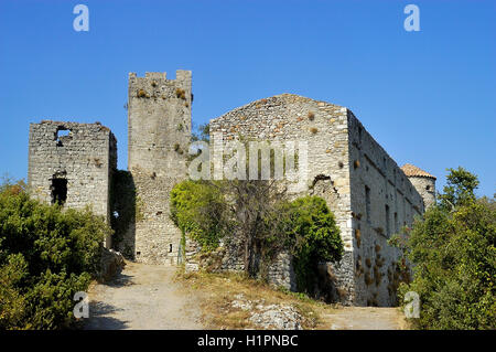 Château de Tornac dans la région française des Cévennes dans le département du Gard Banque D'Images