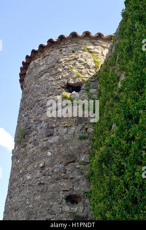 Château de Tornac dans la région française des Cévennes dans le département du Gard Banque D'Images