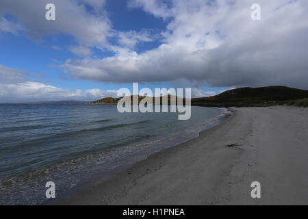 Plage de la reine bagh na doirlinne île de Gigha Ecosse 30 septembre 2016 Banque D'Images