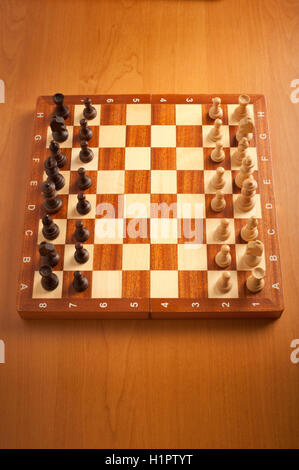 Au-dessus de l'échiquier Banque D'Images