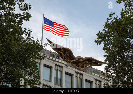 Ambassade des États-Unis à Londres, au Royaume-Uni. Banque D'Images