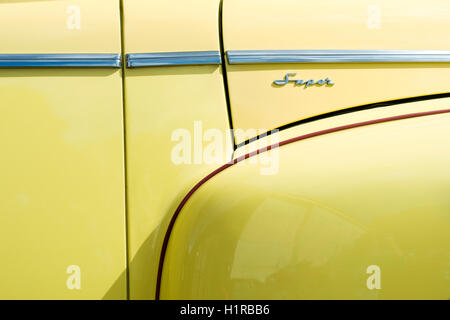 1947 Nash 600 Côté voiture super résumé. Classic American car Banque D'Images