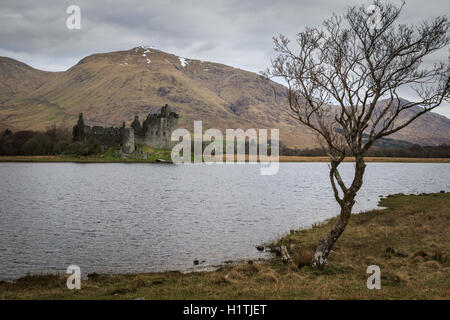 Kilchurn Castle, château du 15ème siècle, l'Argyll and Bute, Ecosse Banque D'Images