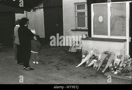 L'Loughinisland massacre a eu lieu le 18 juin 1994 dans le petit village de Loughinisland, comté de Down, Irlande du Nord. Memb Banque D'Images