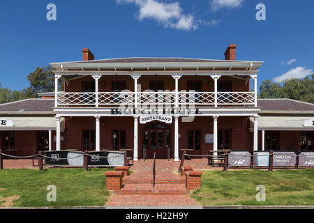 Pont historique Hôtel à Echuca Victoria Australie Banque D'Images