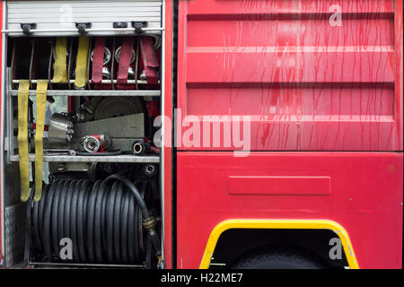 Détail de pompiers Banque D'Images