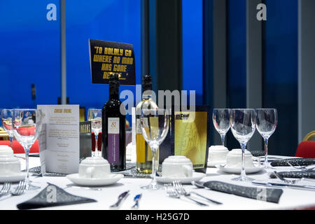 Lomond Shores, Balloch, Ecosse, Royaume-Uni. 24 Septembre, 2016. Dîner à thème Star Trek à Loch Lomond Shores Scotland UK Crédit : Gary Ellis/Alamy Live News Banque D'Images