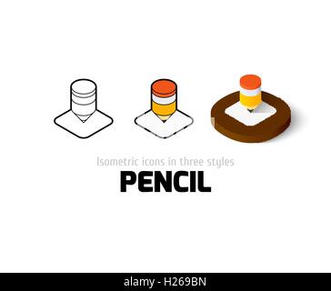 L'icône de crayon dans un style différent Illustration de Vecteur