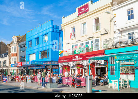 Torquay Rockfish Torquay restaurants de poissons et chips sur le front de mer Torquay Marina Torquay Devon Angleterre GB Europe Banque D'Images